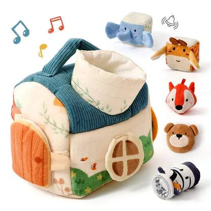 Montessori Bauernhof Plüsch Tier Set Petoria