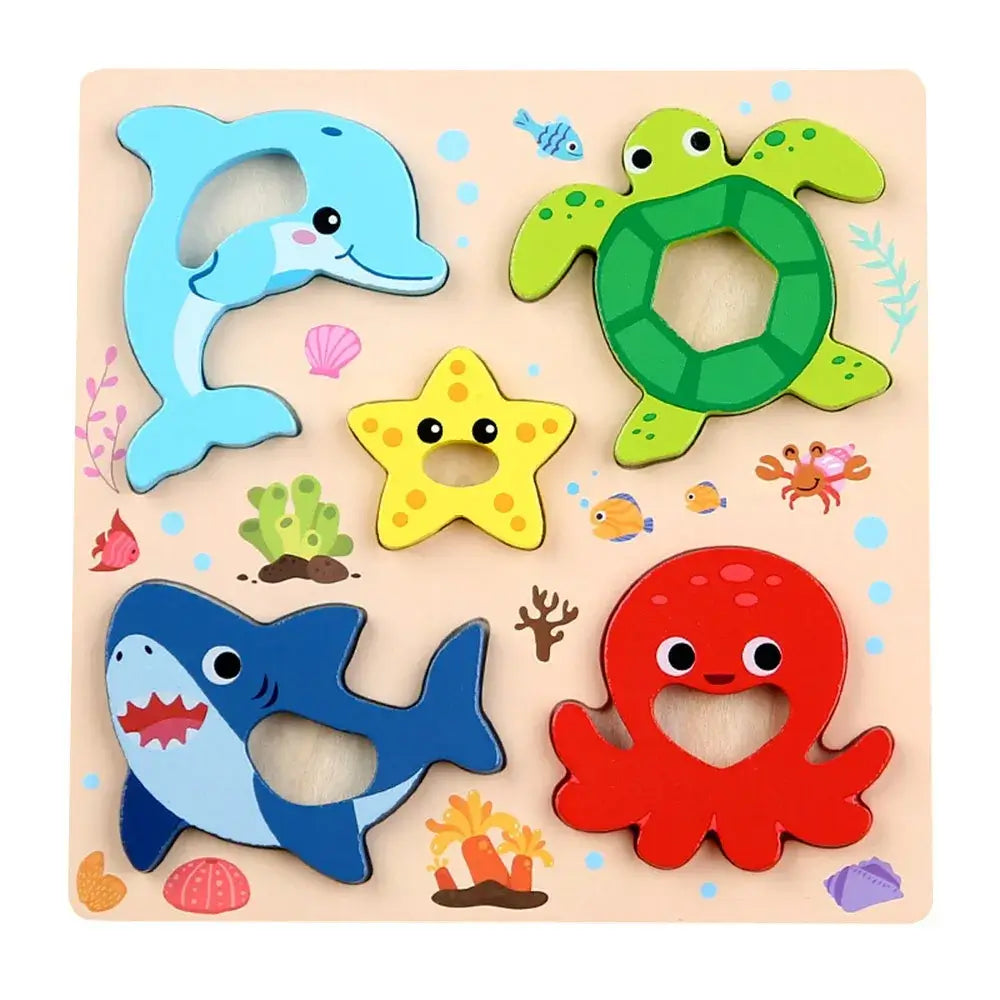 🦁 Petoria™ 3D Holz Tier Puzzle