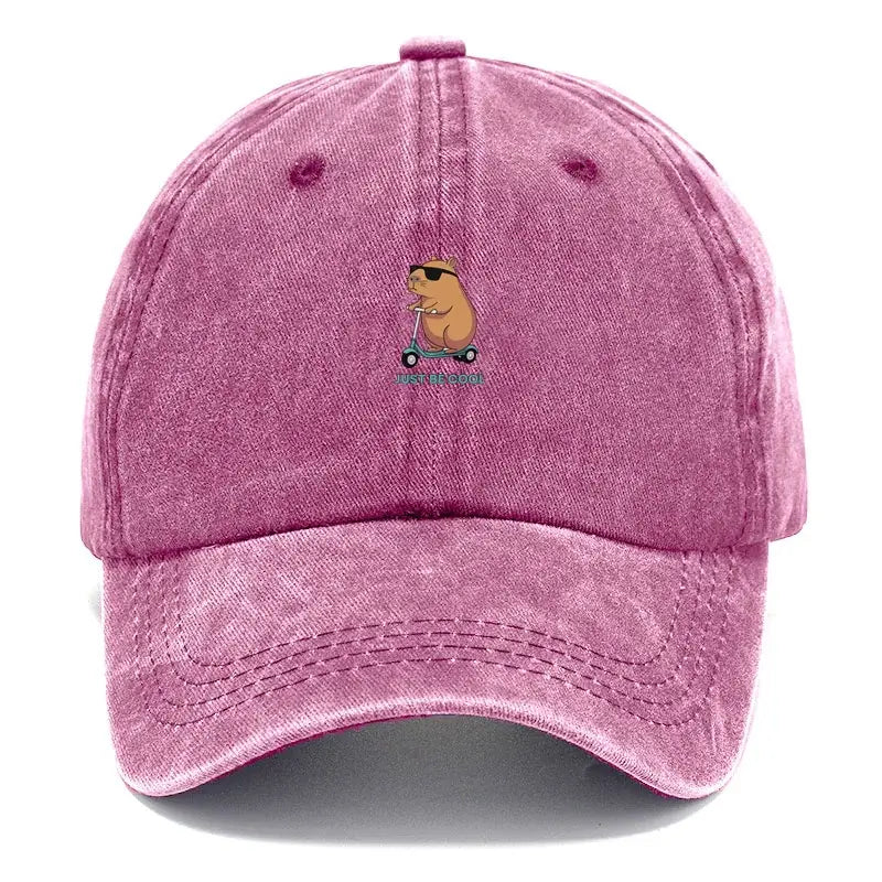 Capybara Baseballkappe – Bestickte Vintage Unisex Cap