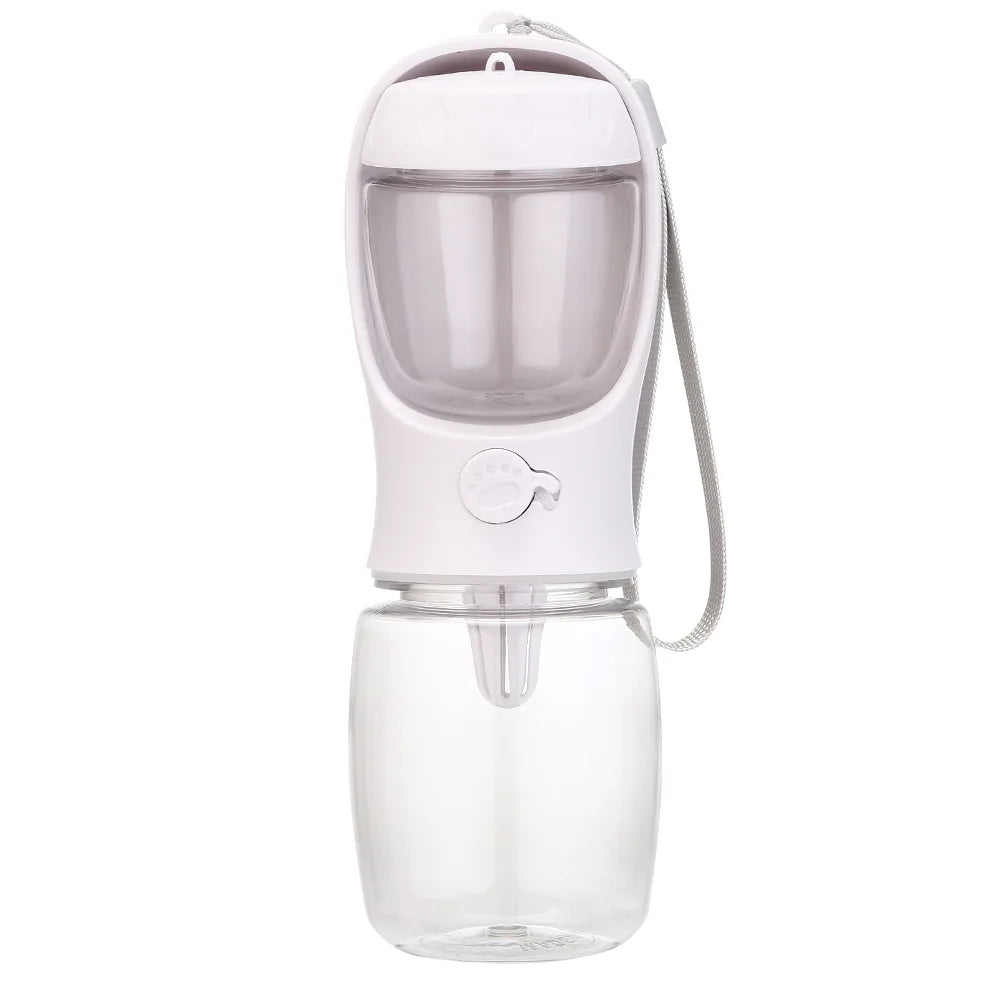 Pets Dog Water Bottle Portable Food Grade Material Dog Cat Travel Pet Water Cup Bottle with Food Dispenser Puppy Water Bottle Petoria Store