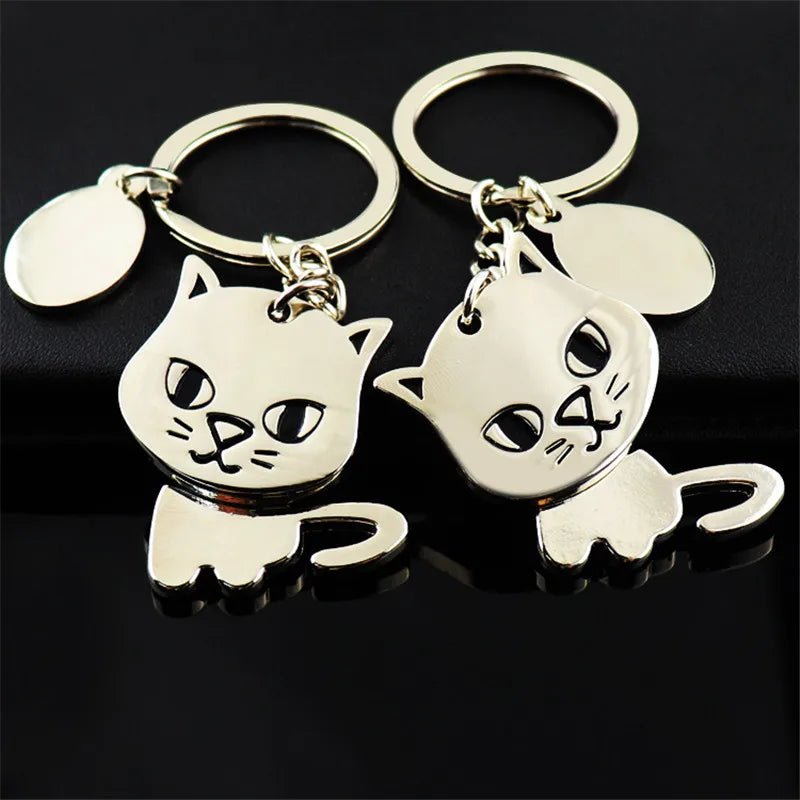 Kreativer, lustiger, schöner beweglicher schöner Hund-Schlüsselanhänger, Katzen-Schlüsselanhänger, Schlüsselanhänger, Ring, Schlüsselanhänger-Halter