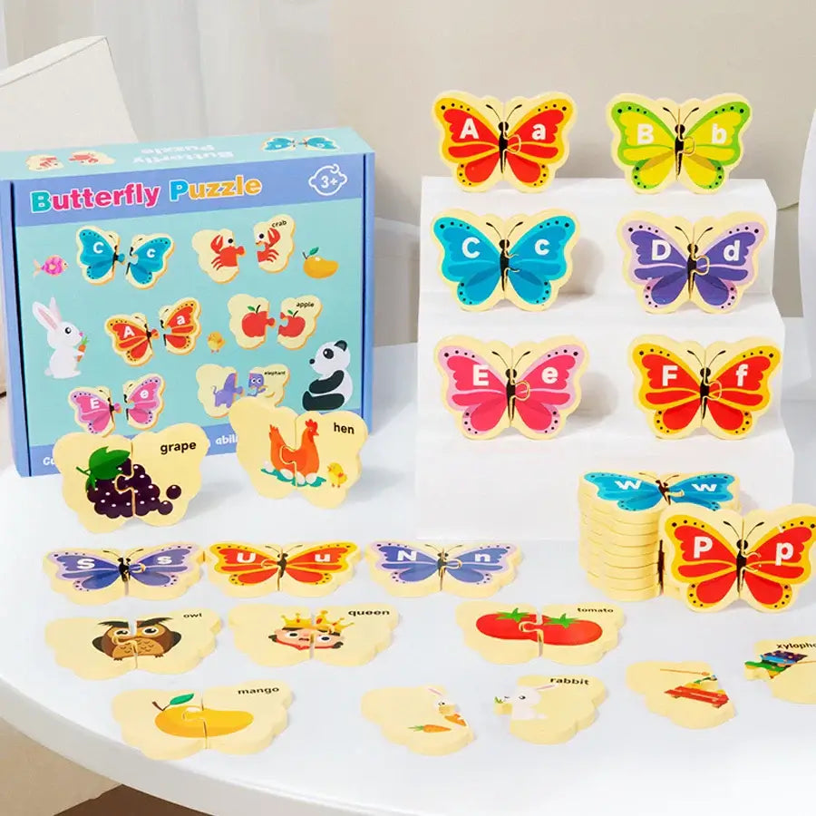 🔤 Petoria™ ABC Tier Alphabet Holzpuzzle