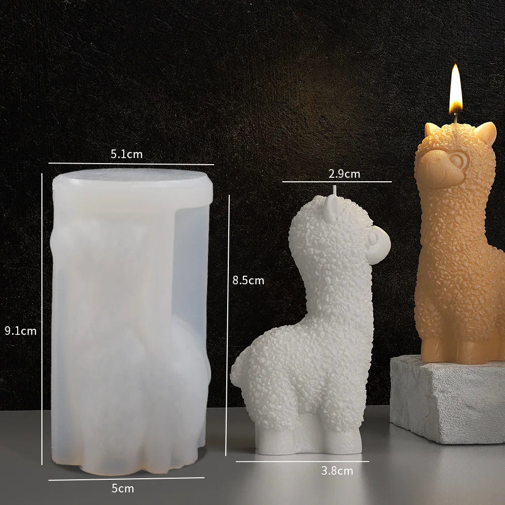 Alpaka Silikonform für Backen und Basteln
