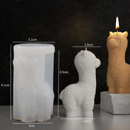Alpaka Silikonform für Backen und Basteln