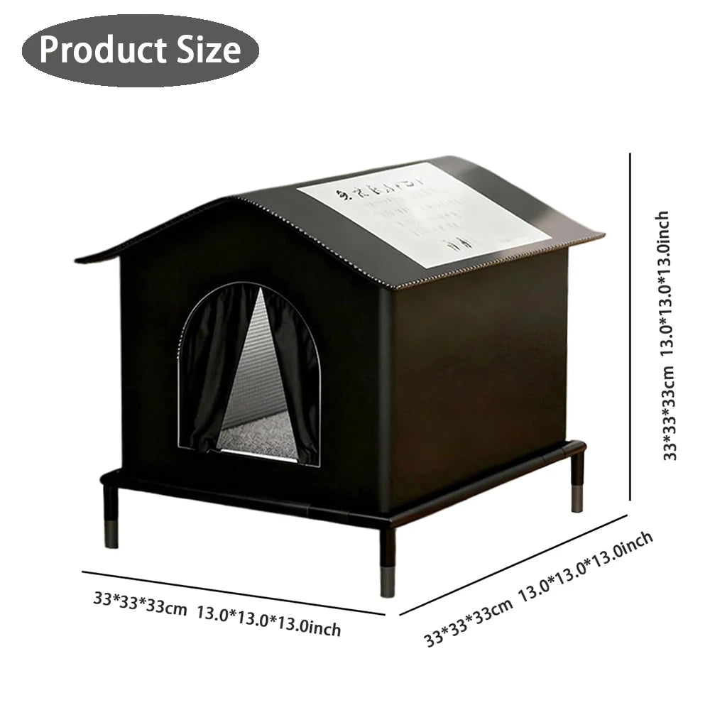 Cat House for Outside or Indoor Coldproof and Insulated Designs for Strays Cats All Season Large Capacity and Warm Waterproof Petoria Store