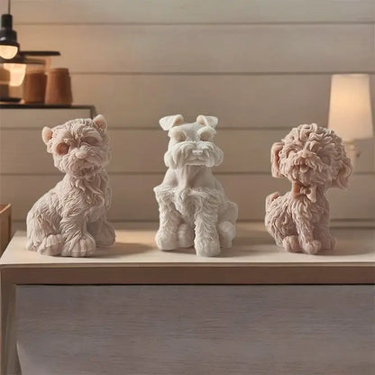 Hunde Kerzenform aus Silikon für DIY Kerzen