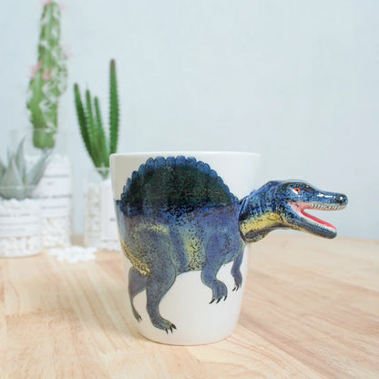 Dinosaurier Keramiktasse – 3D Kaffeebecher