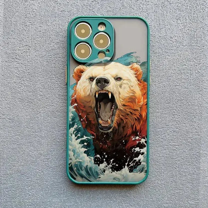 Matte Tier Handyhülle für iPhone Petoria