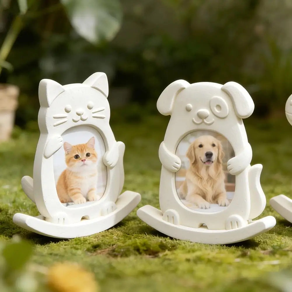 DIY Cartoon Pet Photo Frame Mold Diy Creative Photo Silicone Tools Desktop Souvenirs Pet Frame Mold Decor Ornament Craft G3V3 Petoria Store