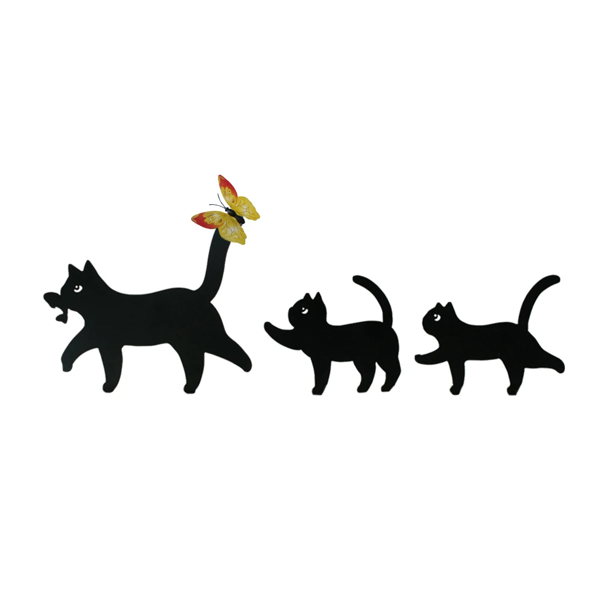 Metal Cat Garden Decoration Courtyard Lawn Garden Pile Outdoor Farmhouse Home Art Decoration Suitable for Cat Enthusiasts Petoria Store