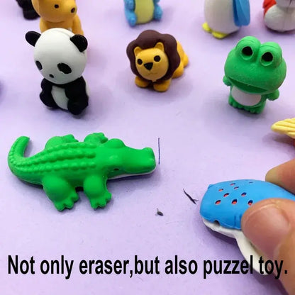 Tier Radiergummi – Petoria® Animal Puzzle Set