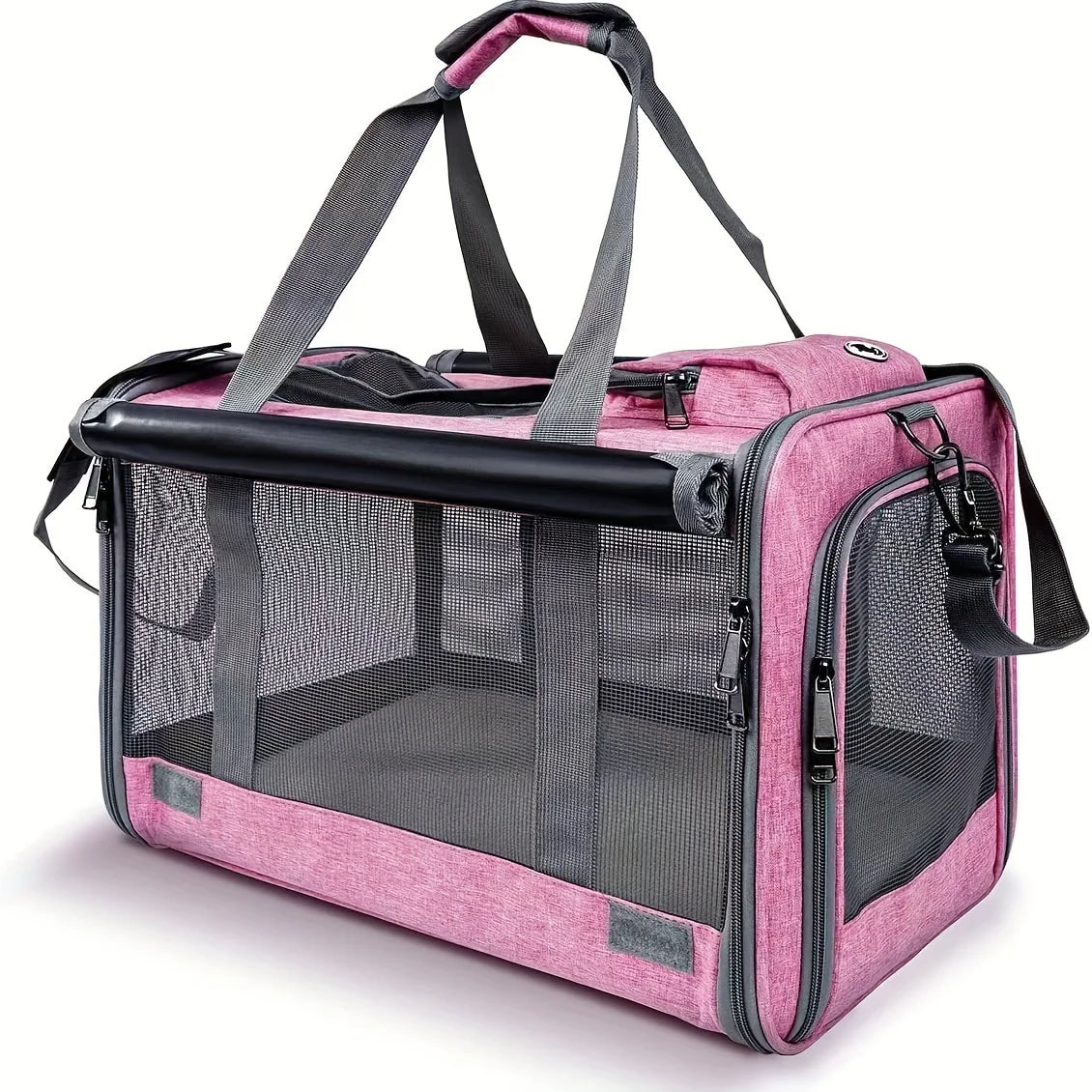 🐾 Petoria® Premium Transporttasche für mittelgroße &amp; große Hunde und Katzen – Faltbar &amp; Atmungsaktiv