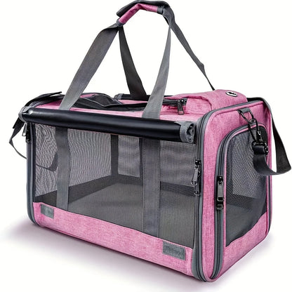 🐾 Petoria® Premium Transporttasche für mittelgroße &amp; große Hunde und Katzen – Faltbar &amp; Atmungsaktiv