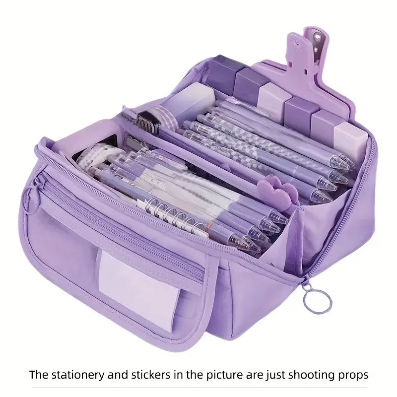 Federmäppchen Organizer – Große Stiftetasche mit mehreren Fächern