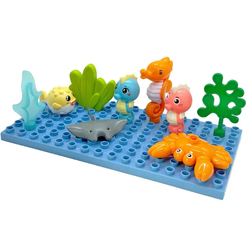 🦒 Petoria™ Tier Bausteine Lernset