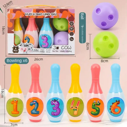 Tier Bowling Lernspiel für Kinder