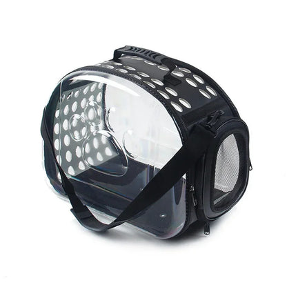 🐾 Petoria® Premium Transparente Haustier-Tragetasche für Hunde &amp; Katzen – Faltbar, Atmungsaktiv &amp; Reisefreundlich