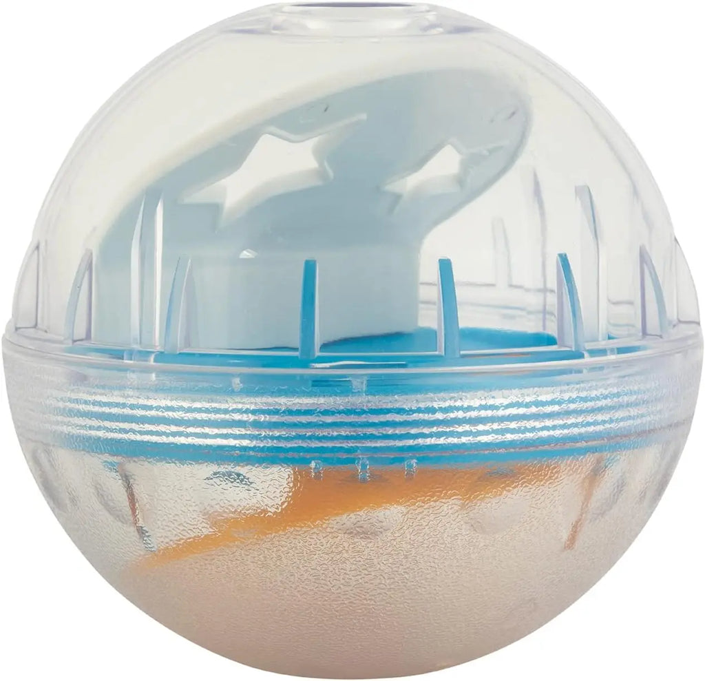 IQ Treat Ball Leckerli-Spender für Hunde, Spielzeugball, interaktives Hundespielzeug – 10,2 cm Hundefutterspielzeug-Stimulation, langsamer Futterspender