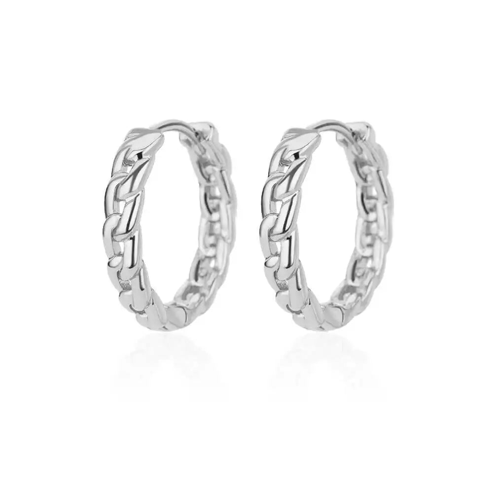 Elegante runde Ohrringe für Frauen und Mädchen, luxuriöse Edelstahl-Creolen, Vintage-Stil, Hochzeit, Verlobung, ästhetischer Schmuck