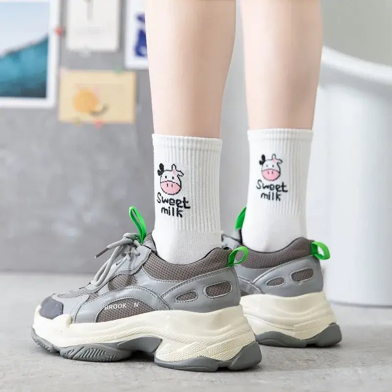 Petoria™ Kuh Motiv Socken