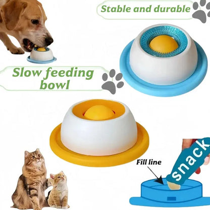 Rutschfeste Leckschale für Hunde und Katzen Petoria