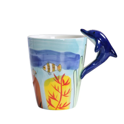 Dinosaurier Keramiktasse – 3D Kaffeebecher