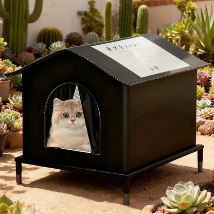 Cat House for Outside or Indoor Coldproof and Insulated Designs for Strays Cats All Season Large Capacity and Warm Waterproof Petoria Store