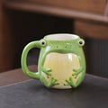 Cartoon Tier Tasse Dreidimensionale Keramik Becher Kaffee Becher Frosch Igel Nette kinder Frühstück Tasse Weihnachten Geschenke