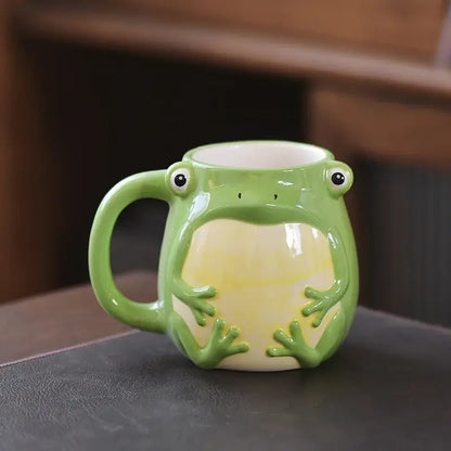 3D Tiermotiv Keramiktasse Cartoon Kaffeebecher