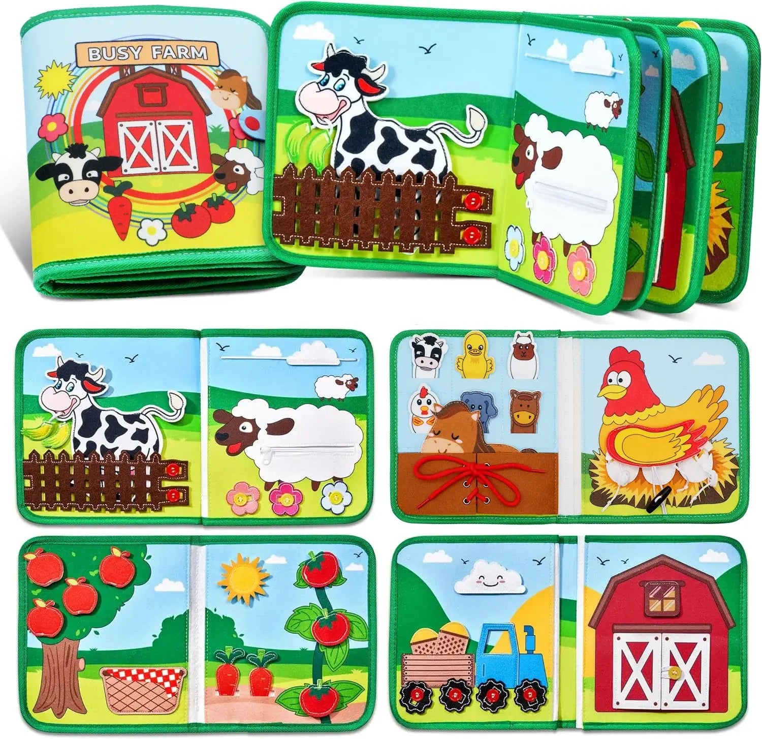 Montessori Busy Book mit Tieren