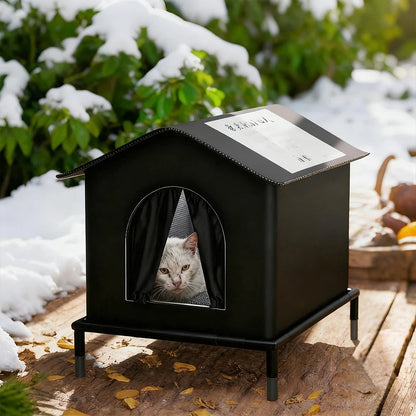 Cat House for Outside or Indoor Coldproof and Insulated Designs for Strays Cats All Season Large Capacity and Warm Waterproof Petoria Store