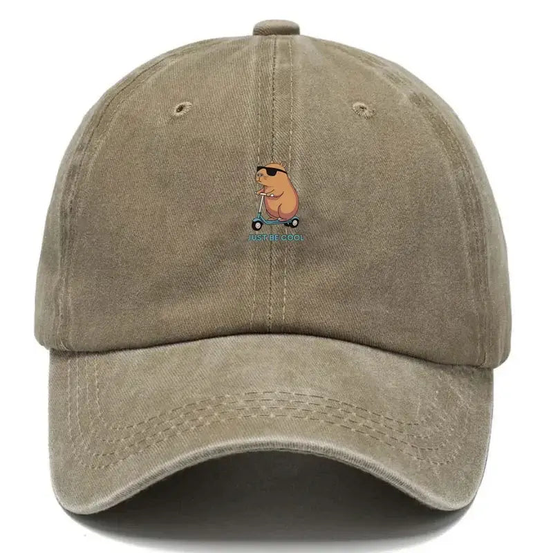 Capybara Baseballkappe – Bestickte Vintage Unisex Cap