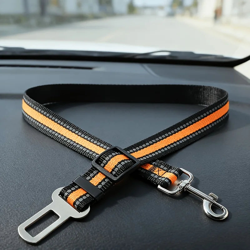 🐾 Petoria® Verstellbarer Autosicherheitsgurt für Hunde &amp; Katzen – Elastischer Sicherheitsgurt für sichere Autofahrten