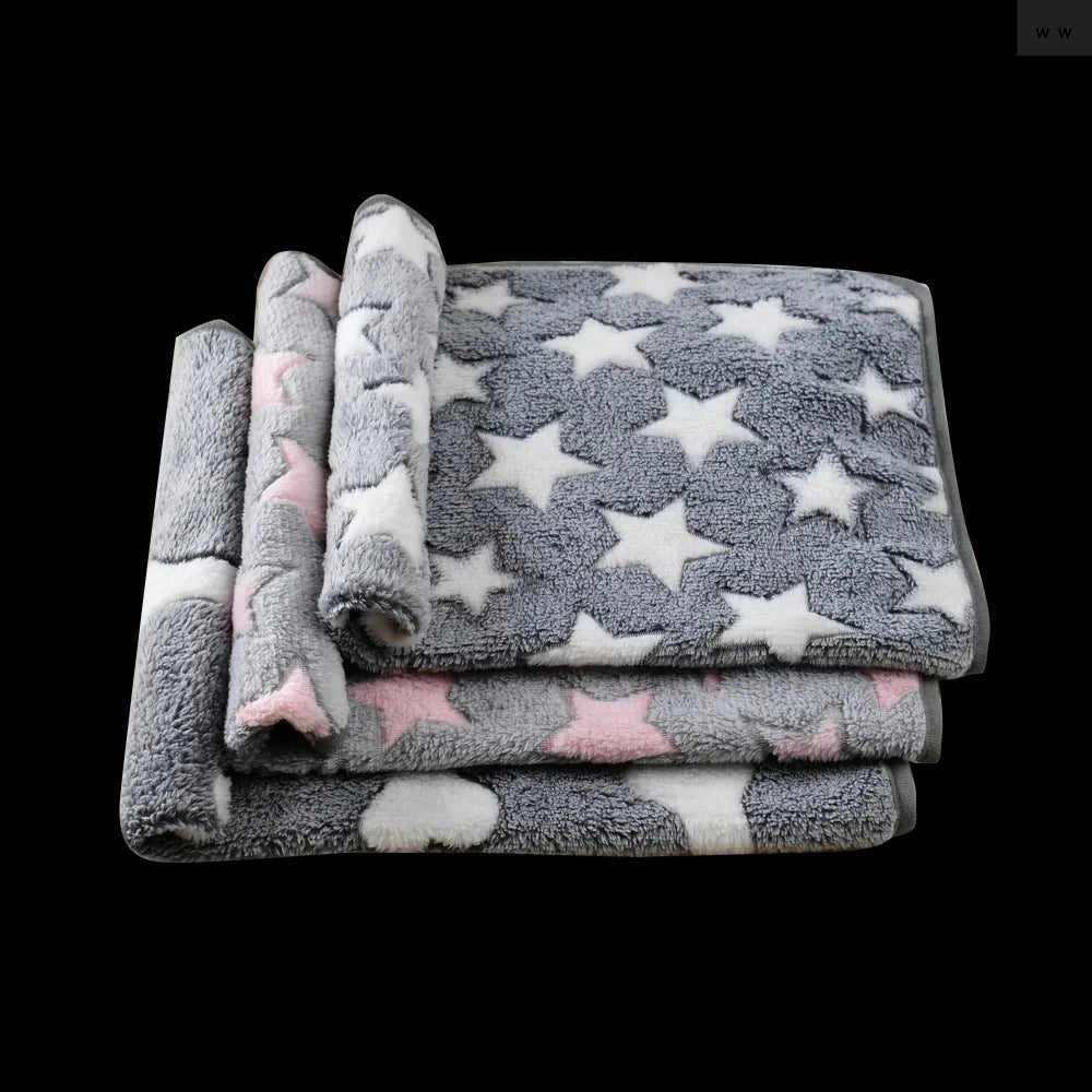 Hundebettmatte, Decke, weiches, gemütliches Haustierkissen für kleine große Hunde, Frühling und Herbst, warme Reisematten, französische Bulldogge, Chihuahua-Zubehör