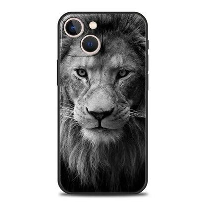 Löwen Handyhülle für iPhone mit Robustem Schutz