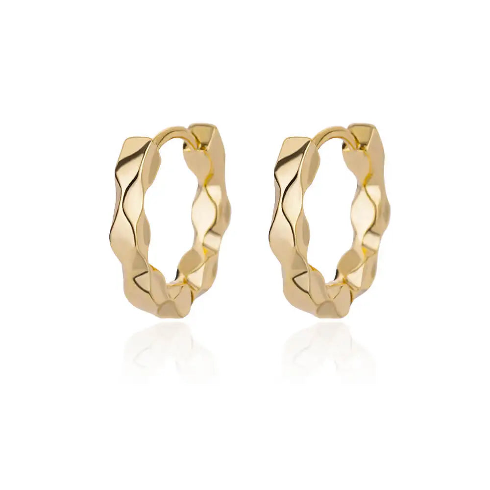 Elegante runde Ohrringe für Frauen und Mädchen, luxuriöse Edelstahl-Creolen, Vintage-Stil, Hochzeit, Verlobung, ästhetischer Schmuck