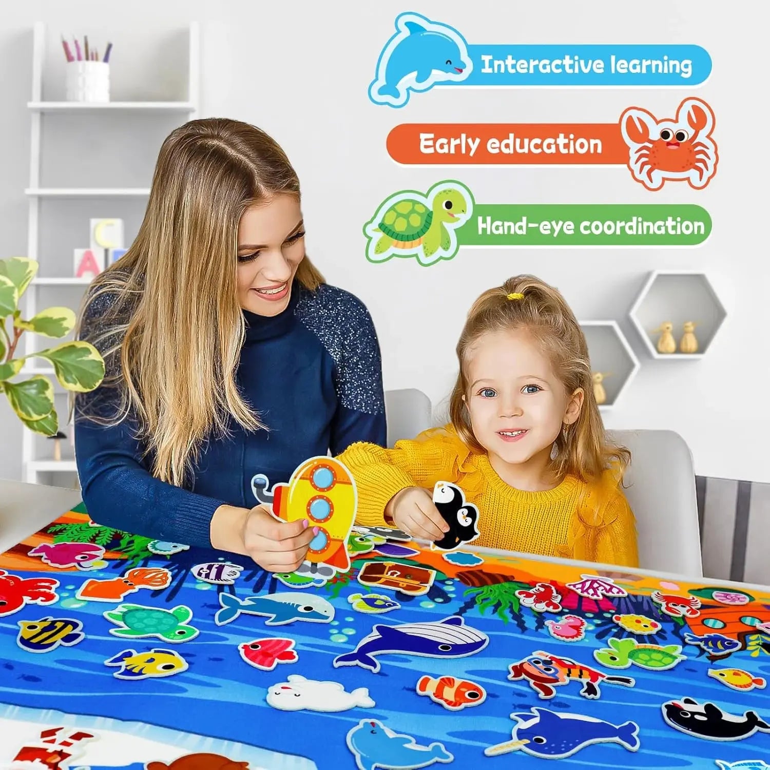 Filz Geschichte Bord Montessori Storytelling Spielzeug Petoria