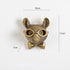 Antique Bronze Resin Animal Pendant Golden Deer Head Wall Storage Hook Up Background Wall Accessories Decorative Figurines Petoria Store