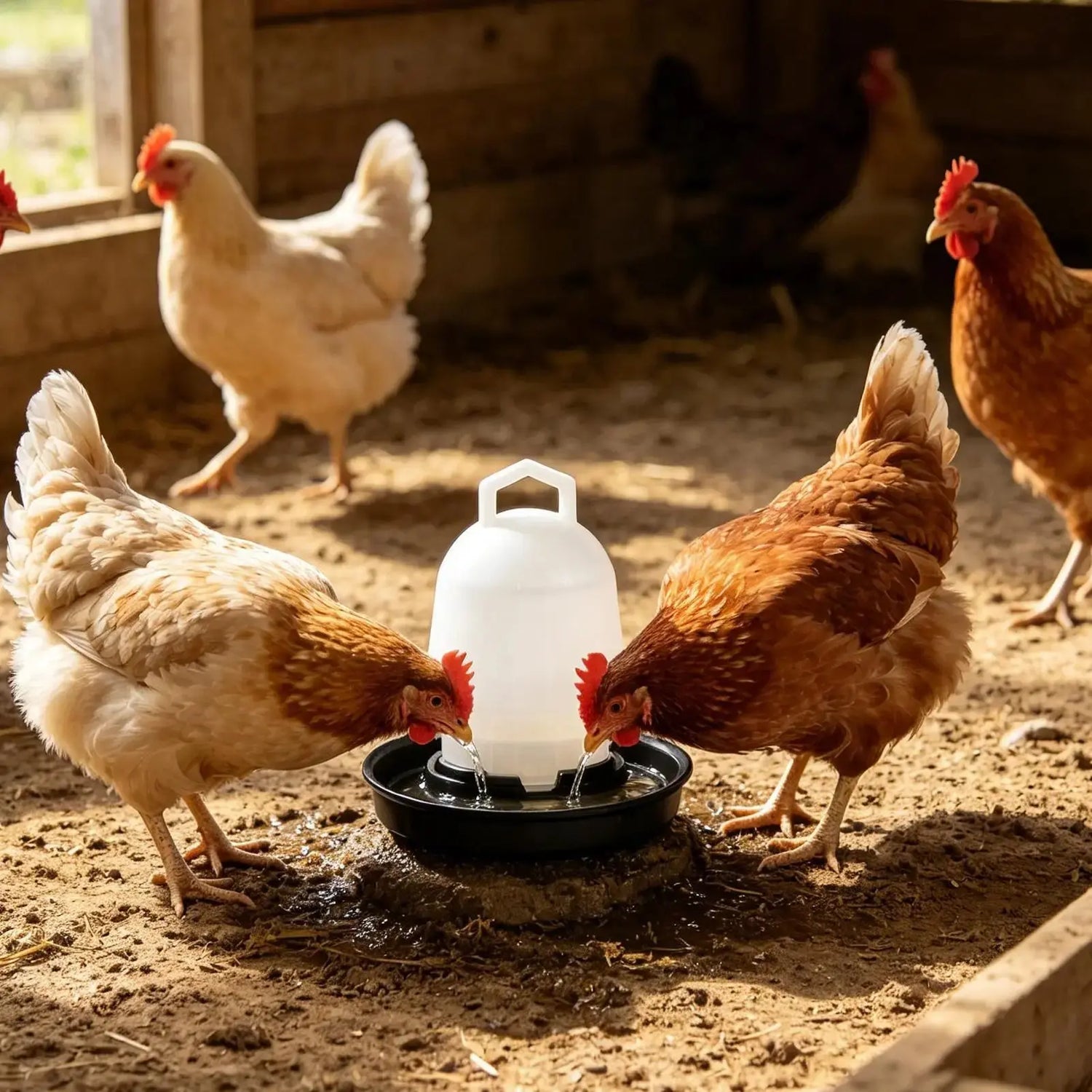 Automatische Geflügeltränke für Hühner, Enten und Gänse Petoria