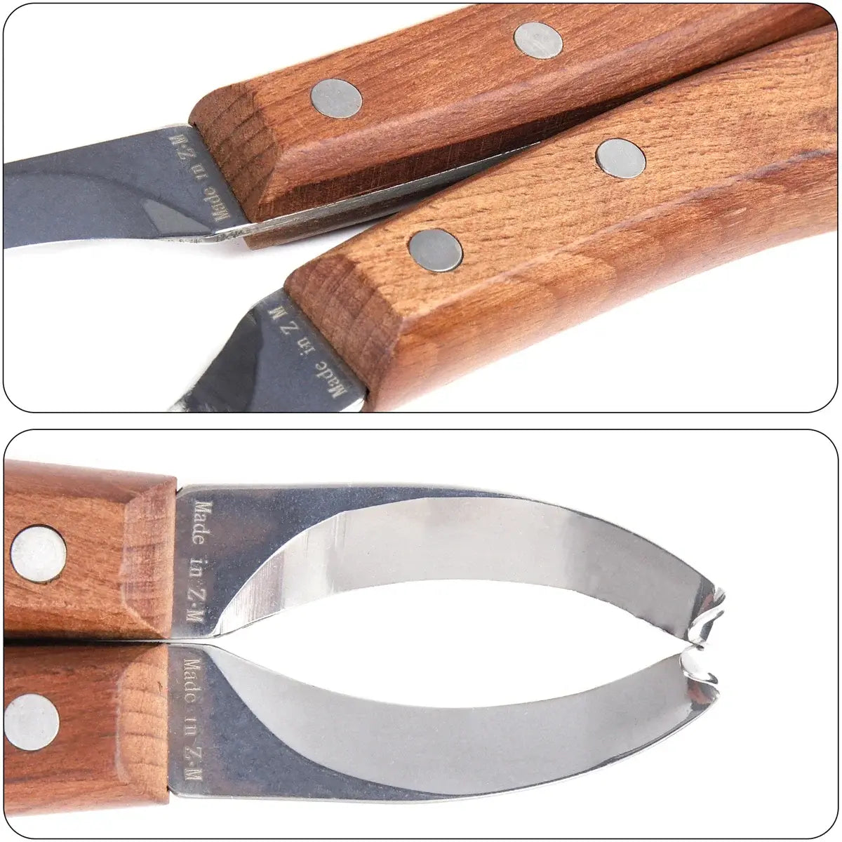 🛠️ Petoria™ Edelstahl Hufmesser