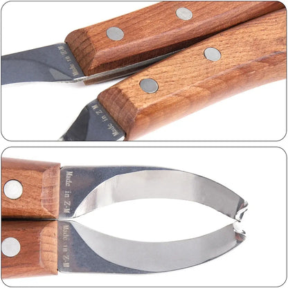 🛠️ Petoria™ Edelstahl Hufmesser