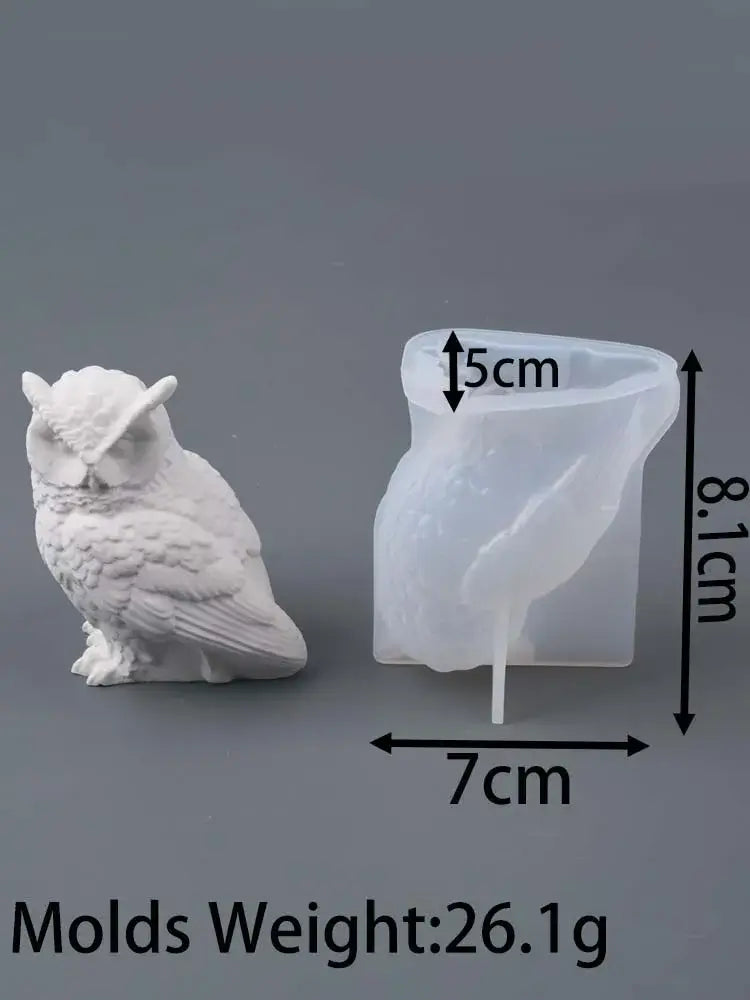 3D Eulen Silikonform für kreative Backideen