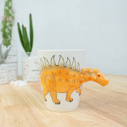 Dinosaurier Keramiktasse – 3D Kaffeebecher