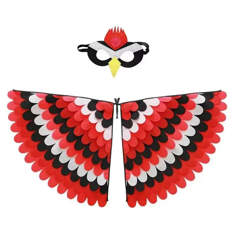 🦚 Petoria™ Pfauen Umhang mit Maske