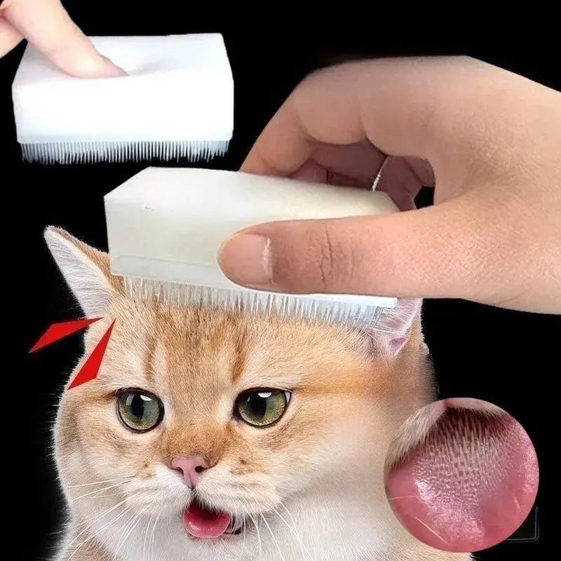 Weiche Zungen-Massagebürste für Hunde und Katzen Petoria