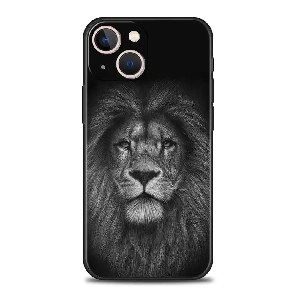 Löwen Handyhülle für iPhone mit Robustem Schutz