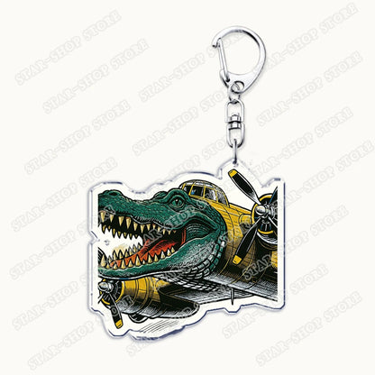 Italienische Brainrot Tiere Meme Schlüsselanhänger für Zubehör