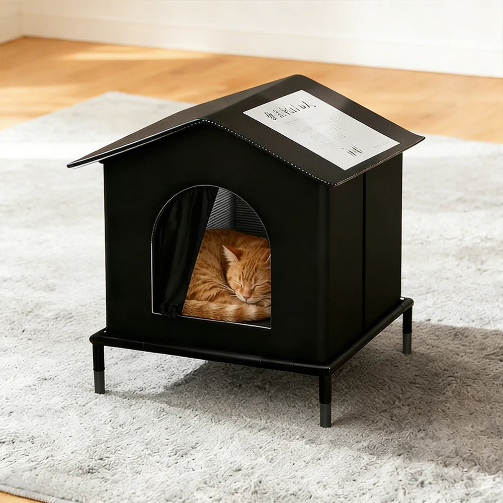 Cat House for Outside or Indoor Coldproof and Insulated Designs for Strays Cats All Season Large Capacity and Warm Waterproof Petoria Store