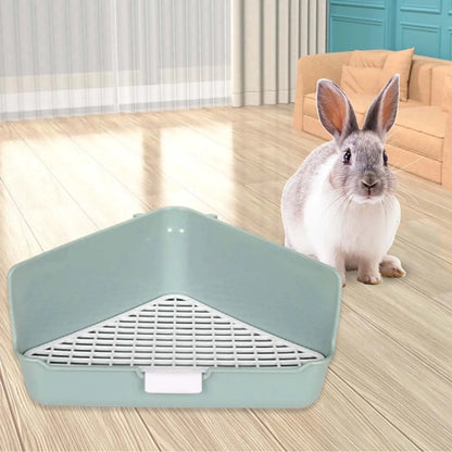 Premium Haustier Ecktoilette für Kleine Haustiere Petoria