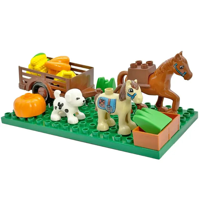🦒 Petoria™ Tier Bausteine Lernset